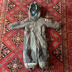 Toddler snowsuit grey 1.5/2 year old.